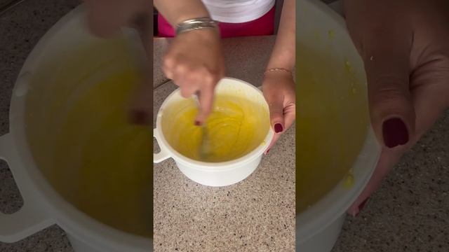 Творожный бисквит для бенто торта. Без миксера. Творожный кекс