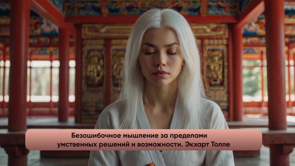 Безошибочное мышление за пределами умственных решений и возможности. Экхарт Толле.