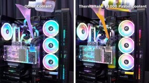 Thermaltake P1000 Pastel Coolant Made Changing Coolant Easy!