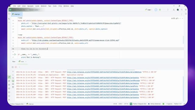 #7 send_anything | Learn (PTB)Python-Telegram-Bot | How To Code A Telegram Bot | @TraxDinosaur