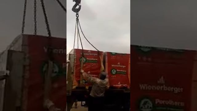 Поставляем керамический блок Porotherm