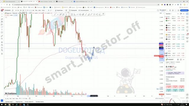 Какие крипто покупать сейчас? - Прогноз цены Обзор DOGEcoin DOGE USDT - инвестиции обучение с нуля смотреть онлайн