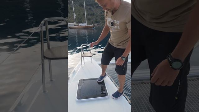 Палубный люк и как им пользоваться  #видеоурокияхтинг  #яхтинг  #обучениеяхтингу
