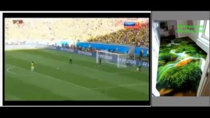 Бразилия   Чили 4 3  Все голы видео  Серия пенальти обзор ЧМ 2014