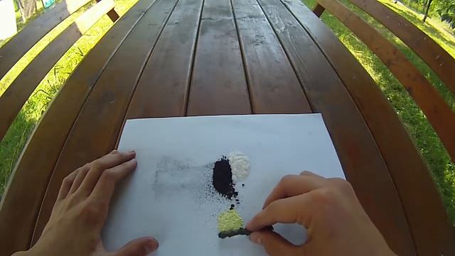 Порох Бертолле - получение! Химия.