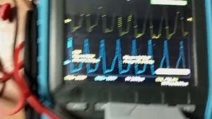 Обзор и работа делителя 1:20 на примере ИБП, измерение сигнала с помощью  осциллографа АКИП -4125/1