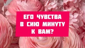 Его чувства к Вам в СИЮ МИНУТУ? (на 2 варианта)