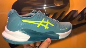 Asics Gel Challenger 14 Azul Gris e Amarelo