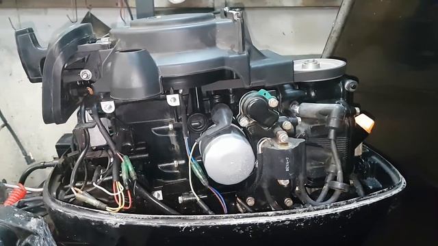 Делаем из китайского мотора ямаху. Переборка лодочного мотора, ремонт, косметика смотреть онлайн