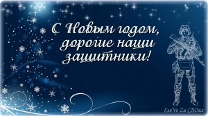 С Новым годом, дорогие наши защитники!