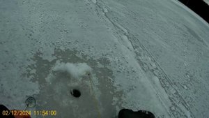 Первый лед на Тагильском пруду у санатория Руш 02.12.2024 г