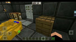 Это самый лучший мод на перчатку бесконечность для Майнкрафта PE (Бедрок).