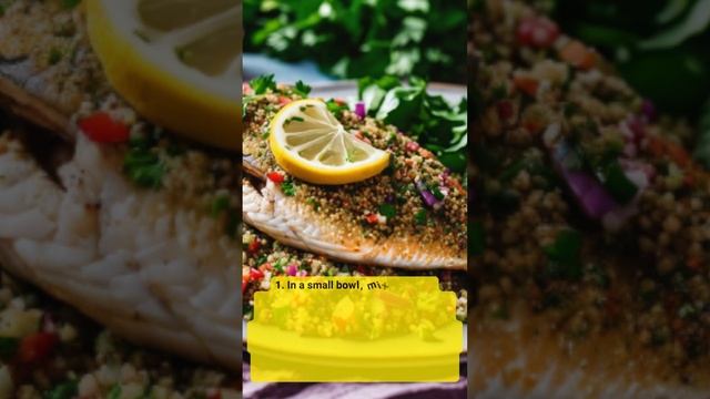 Arab Spiced Grilled Fish with Quinoa Salad