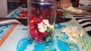горький перец на зиму в масле без стерилизации