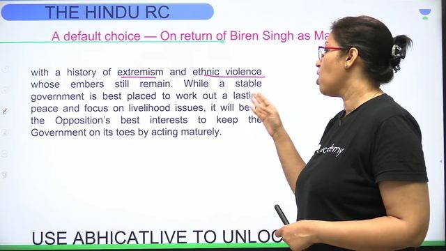 The Hindu RC | Abhilasha Swarup | Unacademy CAT-alyst for MBA Exam Preparation