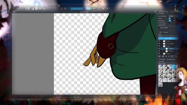 Krita Digital Artwork, Drawing A Druid In My Style Timelapse Artwork #thefatrat Music смотреть онлайн