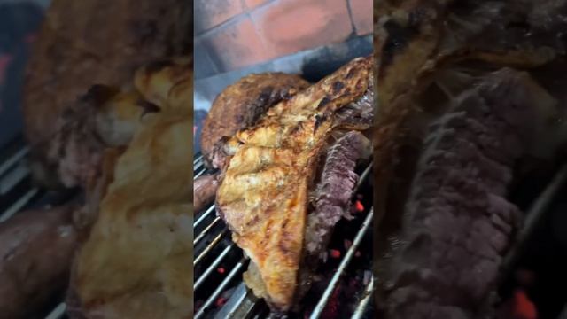 Vacío y tapa a la parrilla