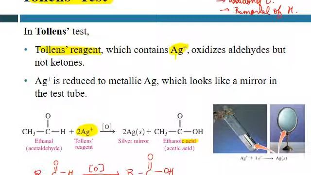 Aldehydes and Ketones (nomenclature, properties, reactions)