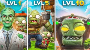100 ИГРОКОВ ПРОТИВ 10 СТАДИЙ ЗОМБИ PLANTS VS ZOMBIES в Garry’s Mod