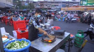 Plenty of street food @ Orruessey market, Phnom Penh street food tour, Cambodian street food