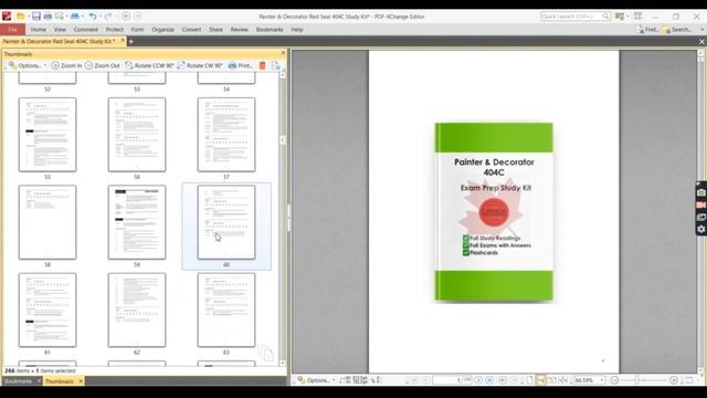 Painter & Decorator Red Seal 404C Exam Prep Study Kit Painter Exam Download PDF Painter Test PDF смотреть онлайн