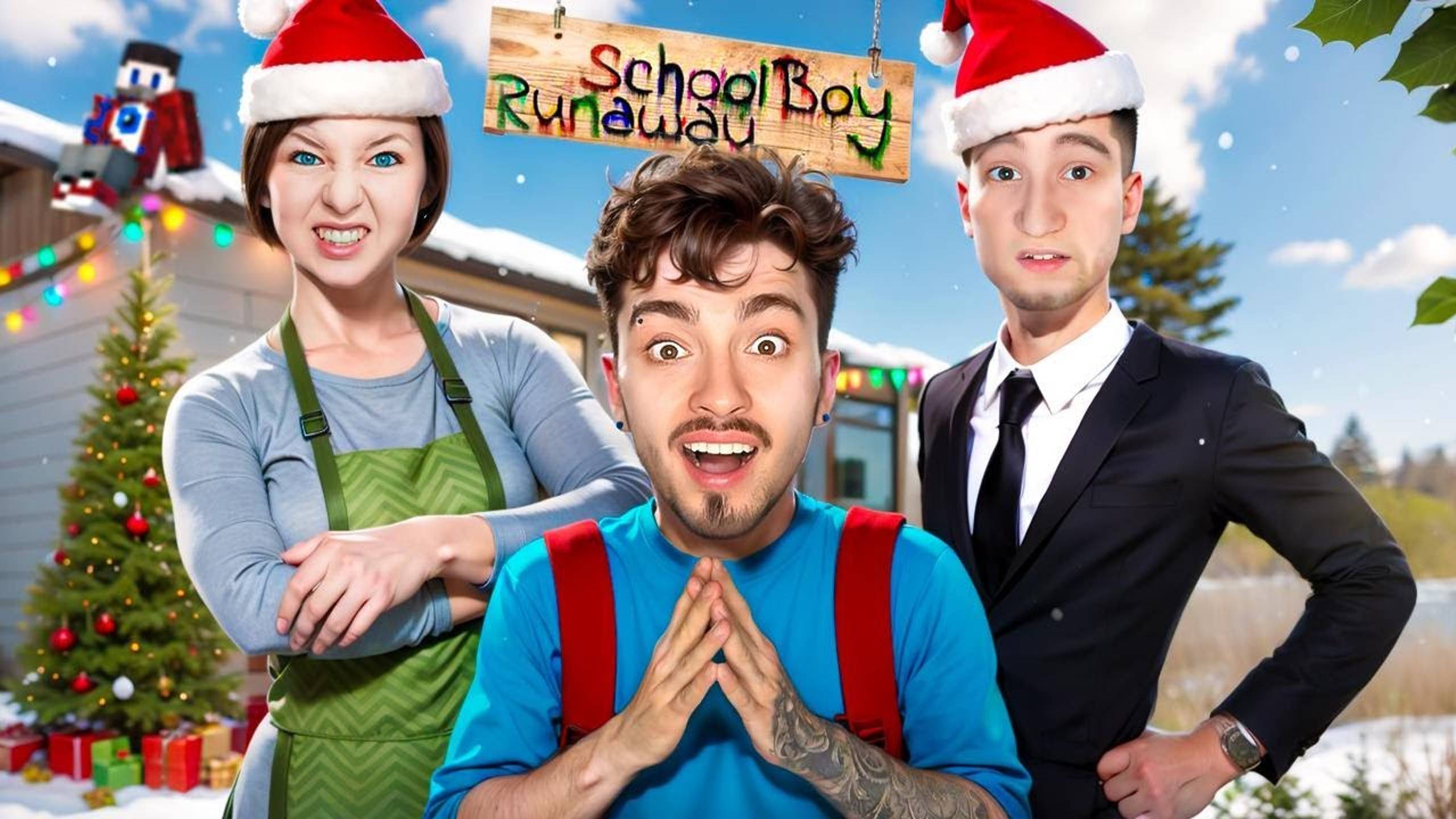 ВЕРНУЛСЯ В САМЫЙ ПЕРВЫЙ ДОМ ЗЛЫХ РОДИТЕЛЕЙ В SCHOOLBOY RUNAWAY В МАЙНКРАФТ!