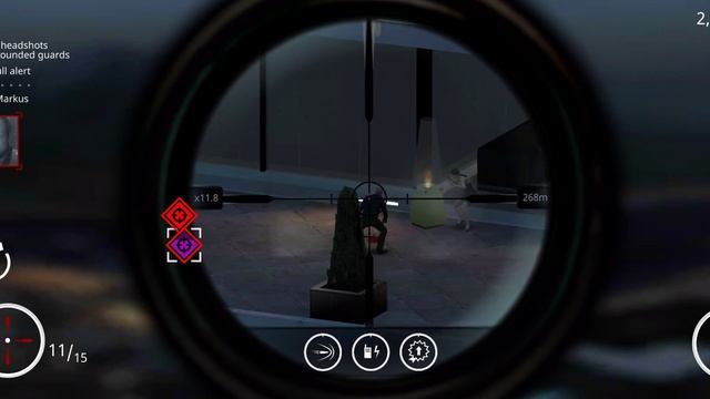 HITMAN SNIPER : Headshot 12 Wounded Guards Without Raising Alert смотреть онлайн