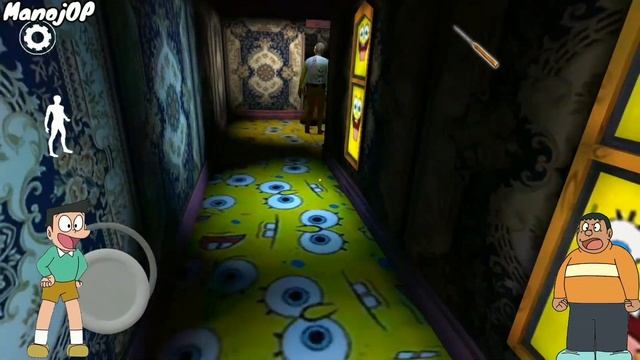 👹 Zombie Granny 3 vs Spongebob Granny 3 vs Spider Granny 3 vs Squid Granny 3 With Doraemon & Friend