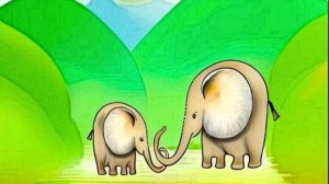Бегемот и слоник. Сказка.