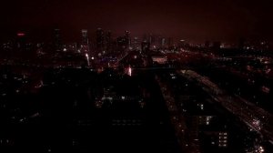 2025 New Year's Eve fireworks in Frankfurt with DJI mini 4 pro