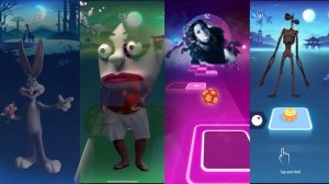 BUGS BUNNY🆚 Skibidi Dop Dop Yes Yes🆚Wednesday🆚 Siren Head🆚Tiles Hop EDM 2023