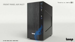 Loop International LP1702 17Litre Micro ATX PC Case