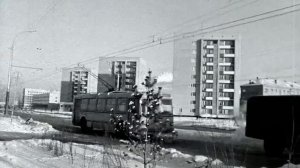 1974 год, зима. Тюмень. Улица Мельникайте.