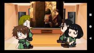 реакция атаки титанов на тт| 1часть|(^•.•^)