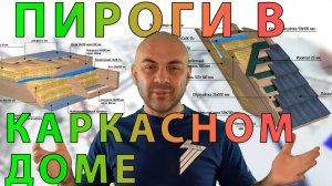 Пироги стен, пола и крыши в каркасном доме. Теплые окна и двери. Классификация домов.  Строй и Живи