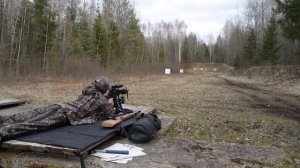 Стрельба c гладкоствольного карабина TG2 366 TKM на 100м