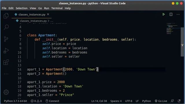 Classes in Python
