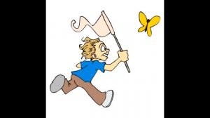 Я бежал по полю, а в руке сачок