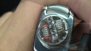 Намотка дрипки  Guillotine V2 RDA by Wismec