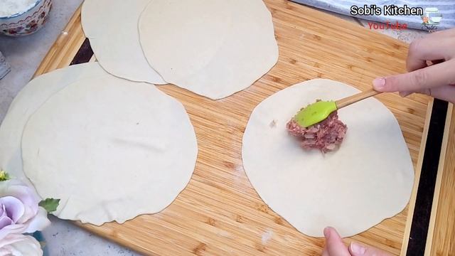 Cheburek Tayyorlash | Чебуреки | Chebureki Recipe смотреть онлайн