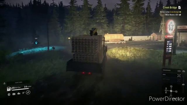 Deep mudding and bride constructing with GMC 9500