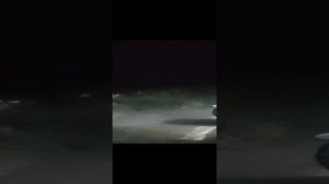 ночь. поле. мотоцикл. поздравление с 2025 годом.