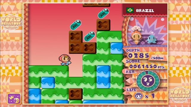 Mr. Driller Drill Land Gameplay  Nintendo Switch