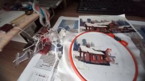 Итоги Декабря,24 Часть 2 Финиш, Покупки Коллекция наборов с лошадями Вышивка