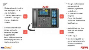 Webinar Ezdirect: telefoni IP Fanvil X7 X7C X210 mobile pairing, registrazione telefonate, video...