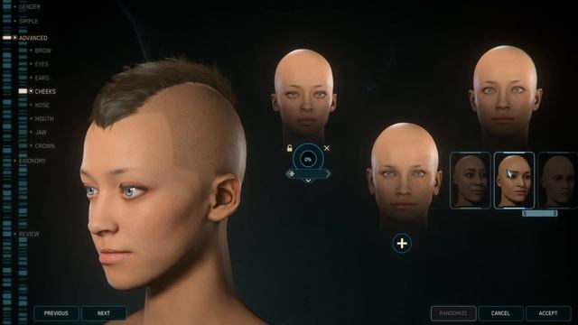Star Citizen: 3.5 PTU Женский персонаж настройка. 4K