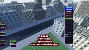 Roblox:"Omega SkibidToilet Roleplay"BADGES:Ultra Titan TV & Toilet Titan Speakerman how to get+show
