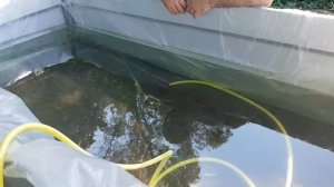 Бассейн из прицепа)) Германия 2018 лет жара