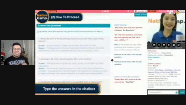 DAILY NEWS (4 )Answer the Question || DEMO CLASS Application || Native Camp || Frank in Action смотреть онлайн