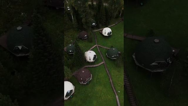 Купольная деревня на берегу Телецкого озера!